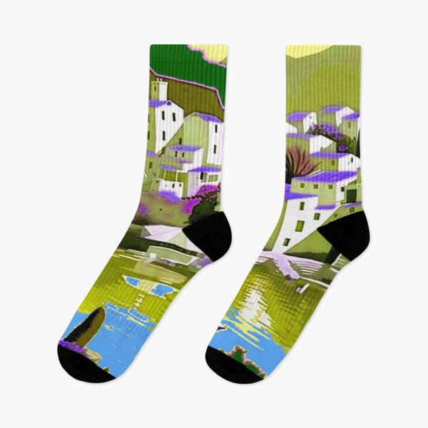 Item preview, Datca Turkey : Abstract Surreal Travel and Tourism Advertising Print designed and sold by posterbobs.
