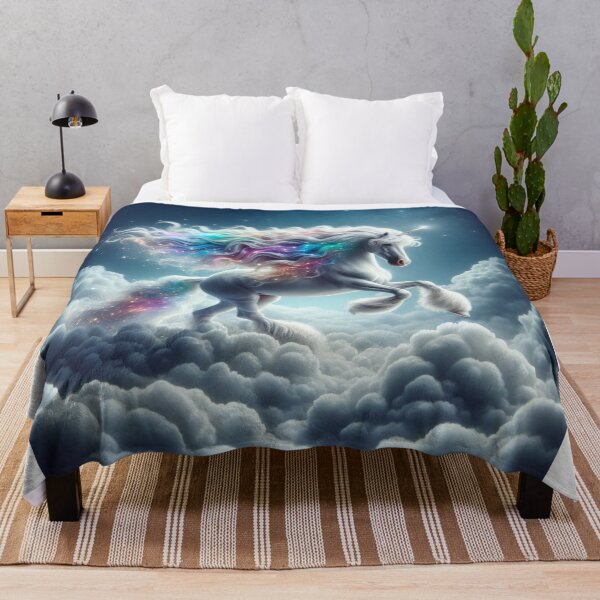 Item preview, Magical Unicorn in the Clouds designed and sold by caroldarlene.