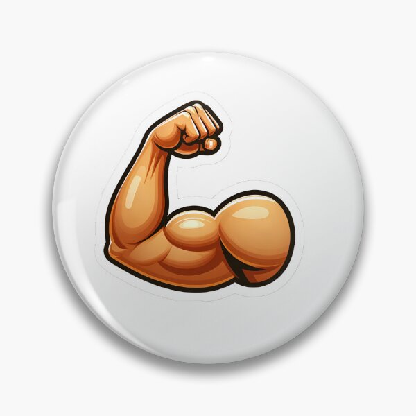 Item preview, Bodybuilding Bicep Emoji designed and sold by LoveLabDesign.