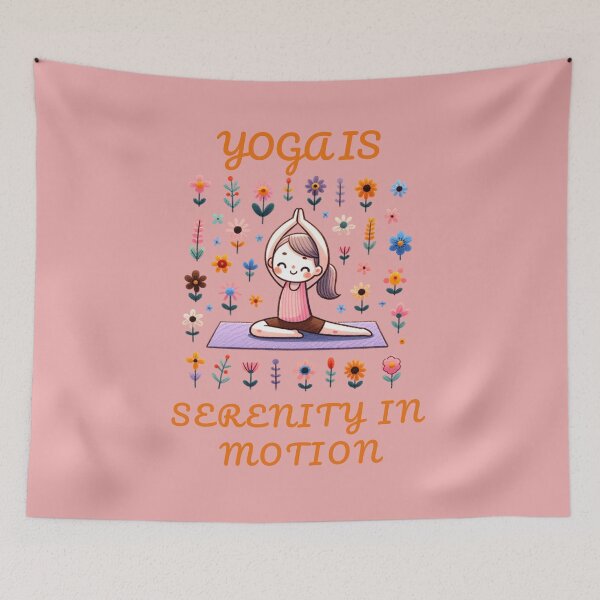 Item preview, YOGA IS serenity in motion designed and sold by santiagoml.