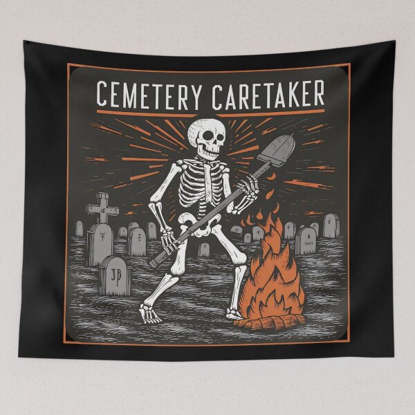 Item preview, Badass Cemetery caretaker  designed and sold by SidTastic .