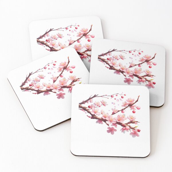 Item preview, Cute hanami cherry blossom branch in spring, Asia designed and sold by Coolparrotgirl.