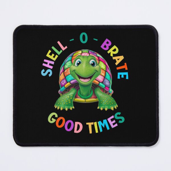 Item preview, Happy Turtle with multicoloured shell designed and sold by Fantacaroo Designs.