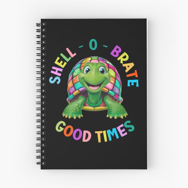 Item preview, Happy Turtle with multicoloured shell designed and sold by Fantacaroo Designs.