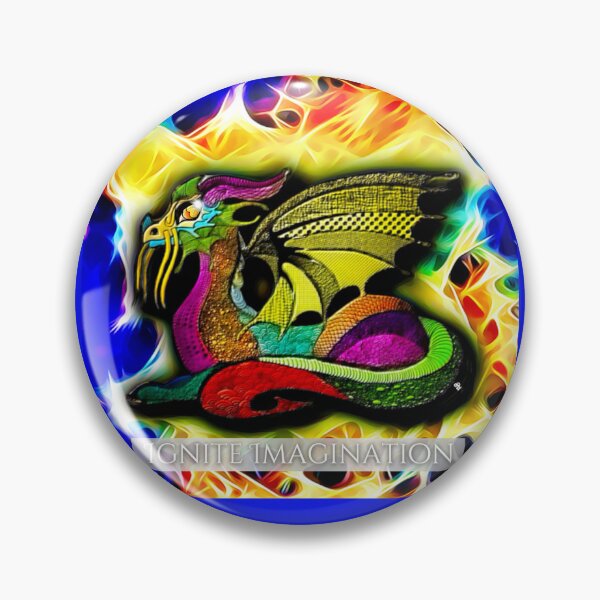 Artikelvorschau, „Ignite Imagination“ – Feuriges Drachen-Fantasie-Kunstwerk entworfen und verkauft von gleefulme.