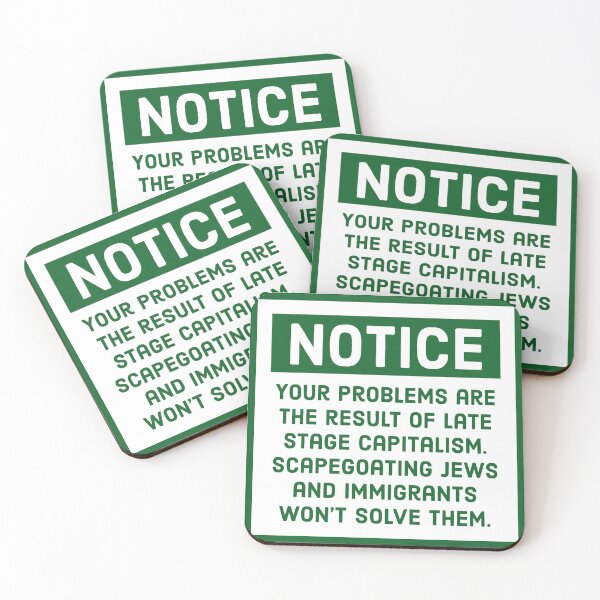 Item preview, Notice about late capitalism  designed and sold by Rachel the Artist .