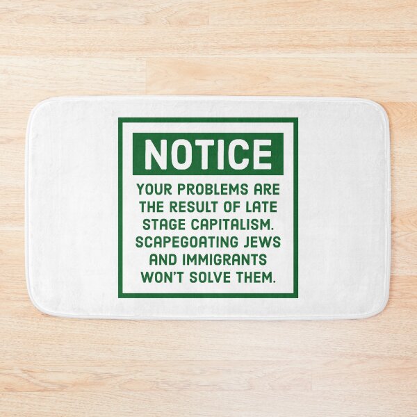 Item preview, Notice about late capitalism  designed and sold by Rachel the Artist .