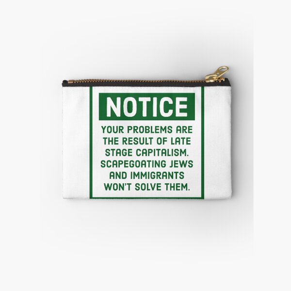Item preview, Notice about late capitalism  designed and sold by Rachel the Artist .
