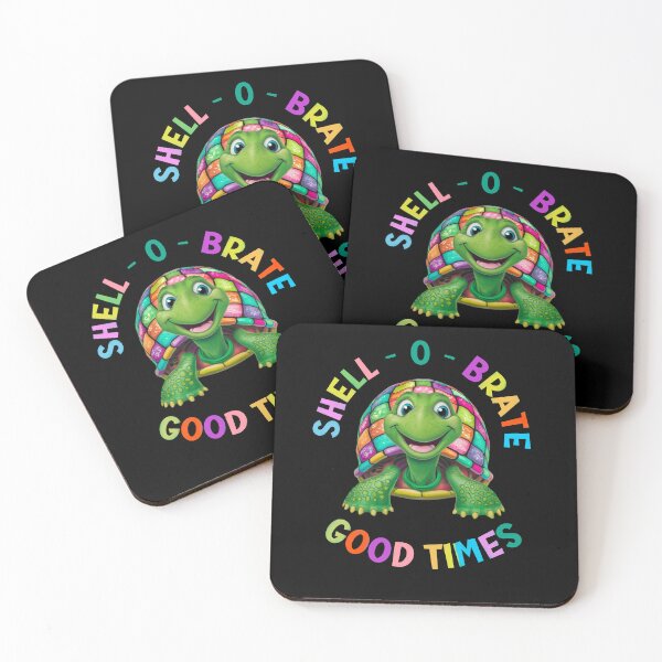 Item preview, Happy Turtle with multicoloured shell designed and sold by Fantacaroo Designs.