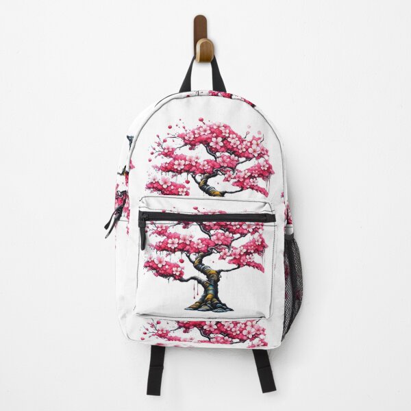 Item preview, Cute hanami cherry tree, cherry blossom, pink tree, spring, floral designed and sold by Coolparrotgirl.