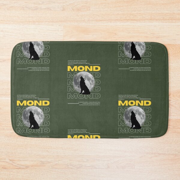 Item preview, Mond | Wolf Illustration | Green Background designed and sold by RM-Journey.