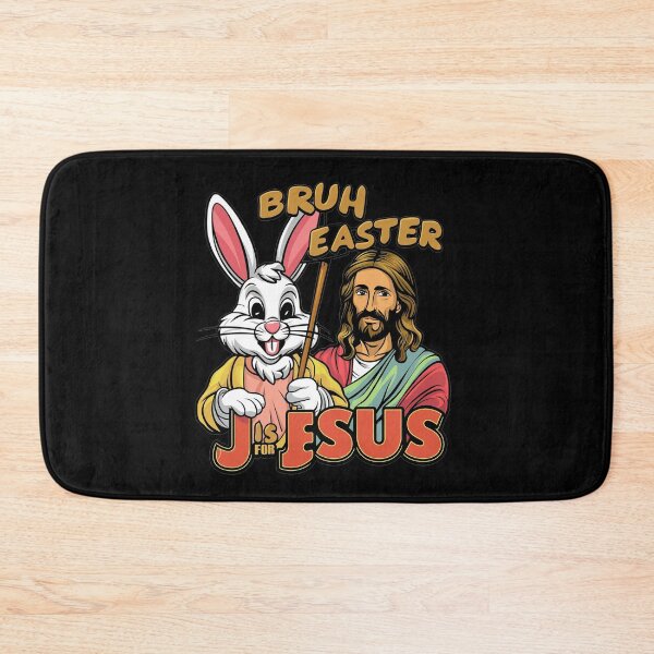 Item preview, Gift vector jesus with rabbit easter eggs vintage Religious Christian Easter Funny Bruh Easter Is For Jesus Religious Humor funny Easter Jesus Quote Easter Jesus Statement and Christian Holiday designed and sold by Kiraz771s.