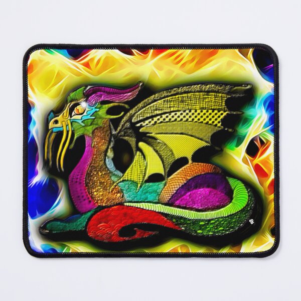 Item preview, "Ignite Imagination" - Fiery Dragon Fantasy Artwork designed and sold by gleefulme.