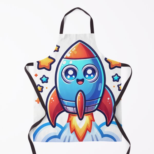 Item preview, cartoon rocket designed and sold by caroldarlene.