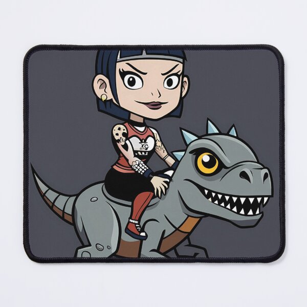 Item preview, girl with a bold and modern look proudly rides designed and sold by aminz4.