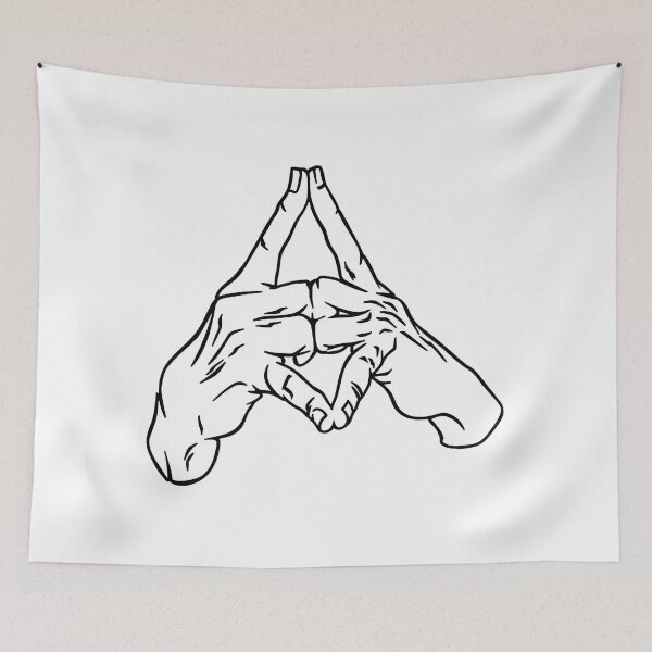 Item preview, Malevolent shrine hand sign designed and sold by friends420.