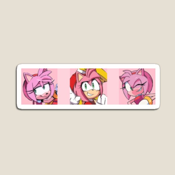 Artikelvorschau, Amy Rose IDW rechteckiger Aufkleber entworfen und verkauft von thekittyburger.
