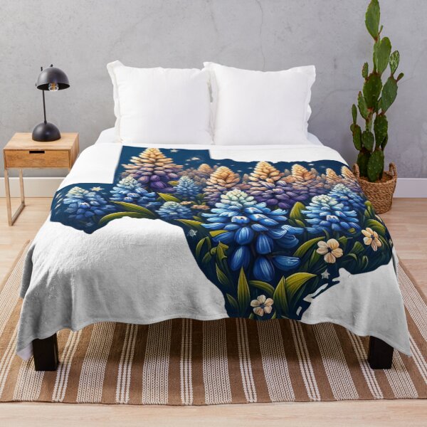 Item preview, Texas Wildflowers - Texas Bluebonnets designed and sold by JessArty ⭐⭐⭐⭐⭐.