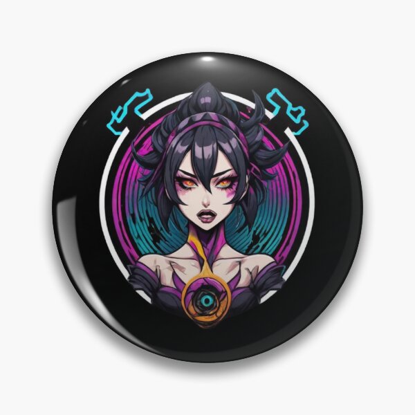 Item preview, Abstract Cyber Goth Girl, Dark, 90s Anime designed and sold by Burn-Ego.