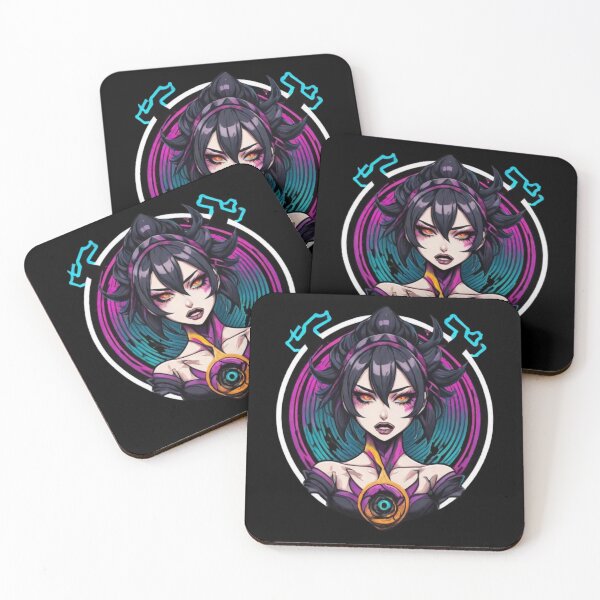 Item preview, Abstract Cyber Goth Girl, Dark, 90s Anime designed and sold by Burn-Ego.