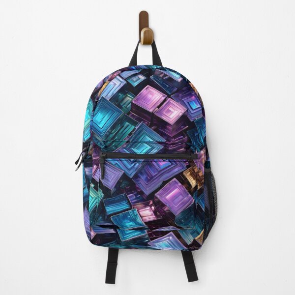 Item preview, Abstract Bismuth Crystal Pattern designed and sold by TheArtOfPat.