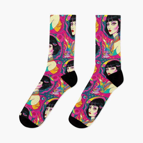 Item preview, Classic Vintage Abstract Lady Portrait designed and sold by TheDarkWardrobe.