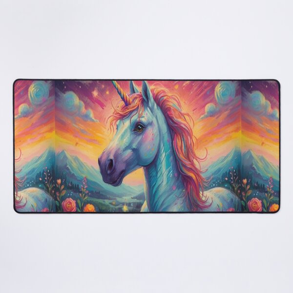 Item preview, Unicorn Fantasy Horse Animal Art designed and sold by druidwolfart.
