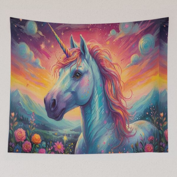 Item preview, Unicorn Fantasy Horse Animal Art designed and sold by druidwolfart.