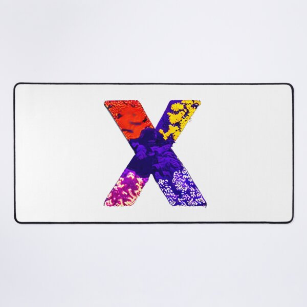 Item preview, letter X, monogram. typography collage. ABC art. gift designed and sold by Minibubb.