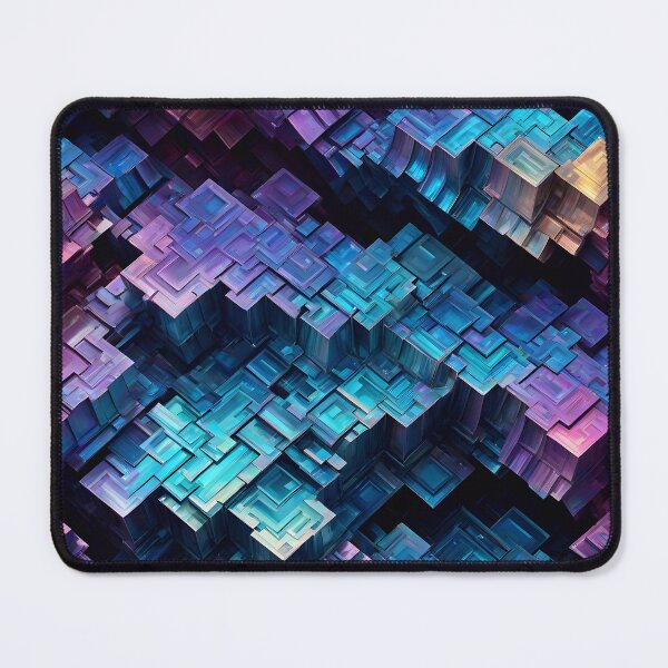 Item preview, Abstract Bismuth Crystal Pattern designed and sold by TheArtOfPat.
