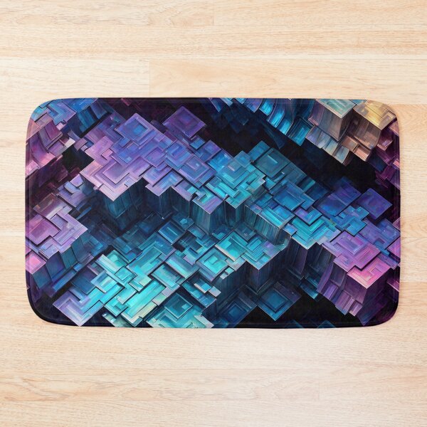 Item preview, Abstract Bismuth Crystal Pattern designed and sold by TheArtOfPat.