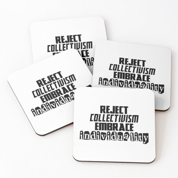 Item preview, Reject collectivism, embrace individuality designed and sold by LibertyCapital.