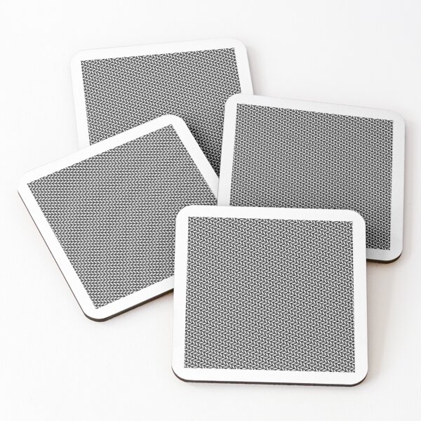 Item preview, Grey & Black Herringbone Chevron Arrow Grid Borderless Blueprint designed and sold by Alchemy-A-La-G.