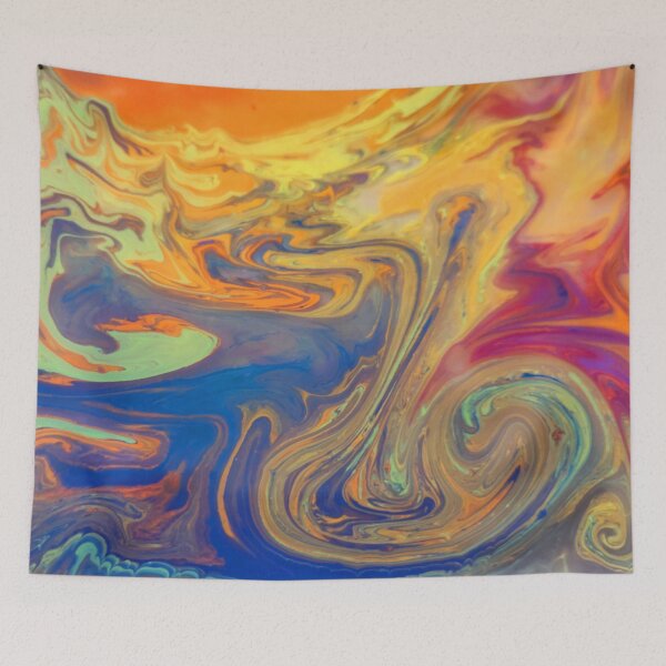 Item preview, PAINT MARBLING 4 Abstract Random Marbleized Paint Patterns designed and sold by VWSArt.