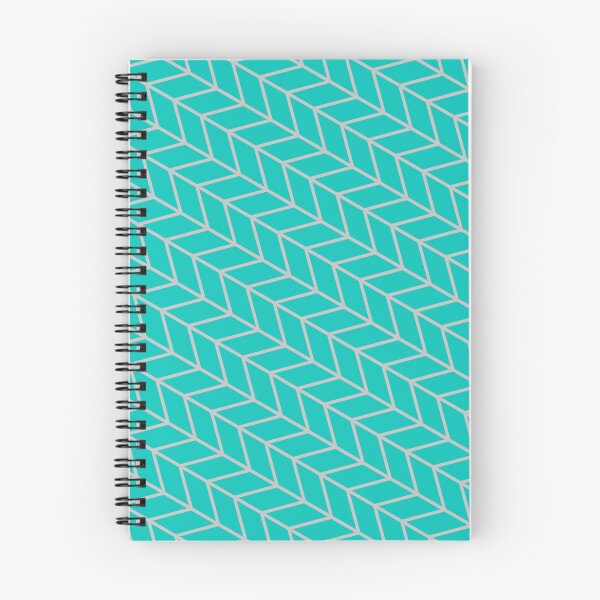 Item preview, Grey & Teal Herringbone Chevron Arrow Grid Borderless Blueprint designed and sold by Alchemy-A-La-G.