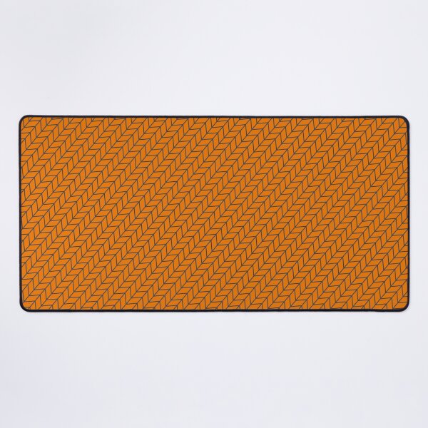 Item preview, Orange & Blue Herringbone Chevron Arrow Grid Borderless Blueprint designed and sold by Alchemy-A-La-G.