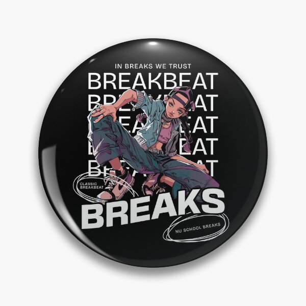 Item preview, BREAKBEAT  - Breaks Girl (White)  designed and sold by Discothreadz.