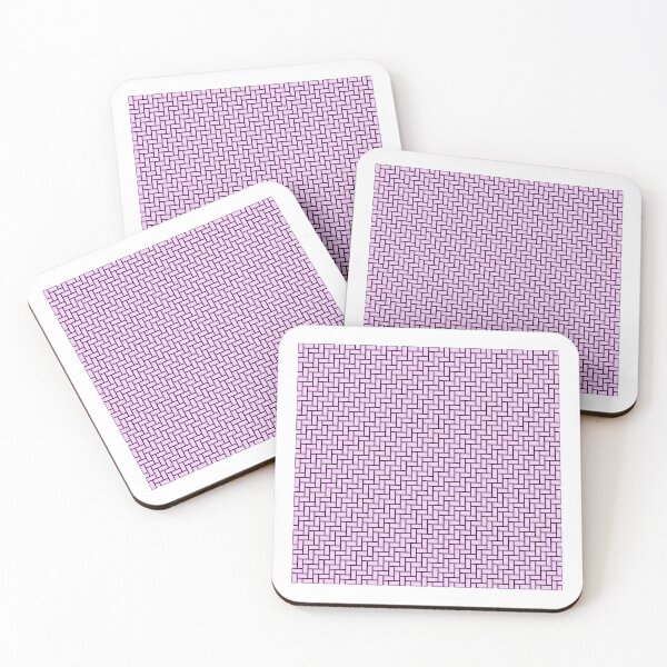 Item preview, Black & Pink Herringbone Brick Wall Grid Borderless Blueprint designed and sold by Alchemy-A-La-G.