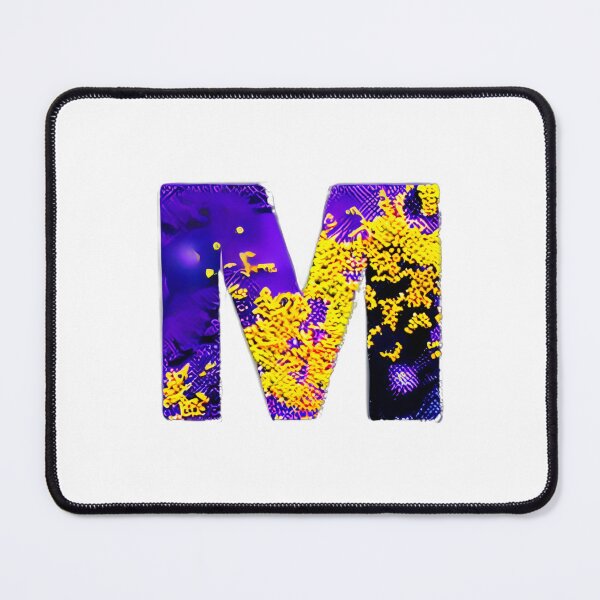 Item preview, letter M, monogram. typography collage. ABC art. gift designed and sold by Minibubb.