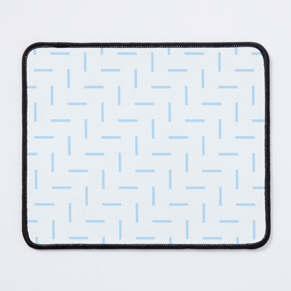 Item preview, Blue & White Herringbone Perpendicular Line Stripes Borderless Blueprint designed and sold by Alchemy-A-La-G.