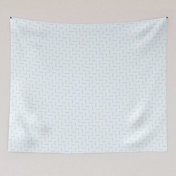Item preview, Blue & White Herringbone Perpendicular Line Stripes Borderless Blueprint designed and sold by Alchemy-A-La-G.