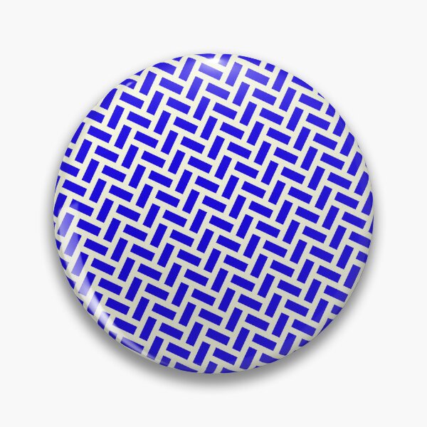 Item preview, Blue & White Herringbone Brick Wall Grid Borderless Blueprint designed and sold by Alchemy-A-La-G.