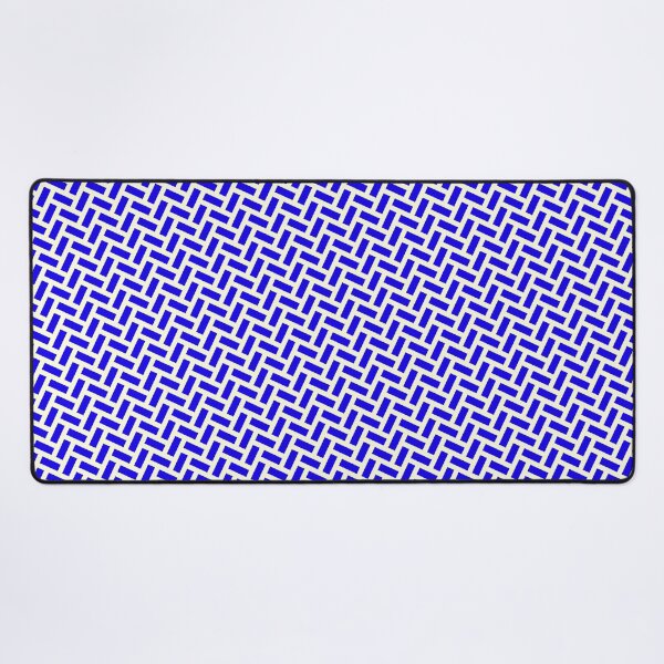 Item preview, Blue & White Herringbone Brick Wall Grid Borderless Blueprint designed and sold by Alchemy-A-La-G.