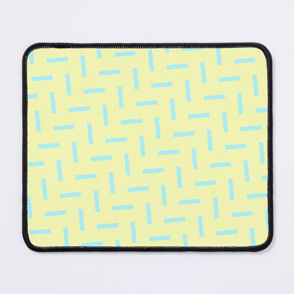 Item preview, Baby-Blue & Yellow Herringbone Perpendicular Line Stripes Borderless Blueprint designed and sold by Alchemy-A-La-G.
