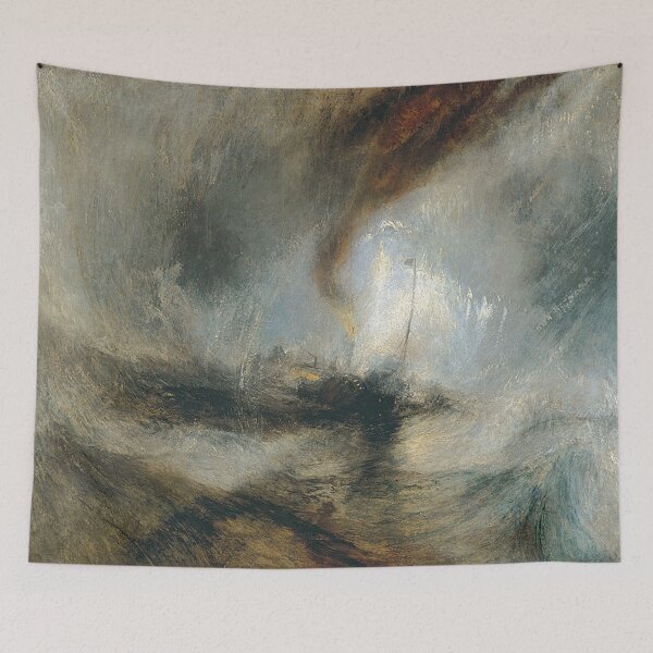 Item preview, Snow Storm: Steam-Boat off a Harbour's Mouth - 1842 - J.M.W. Turner designed and sold by THASSON.