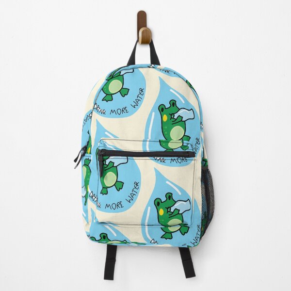 Item preview, Drink more water cute frog reminder designed and sold by fluffyfamcraft.