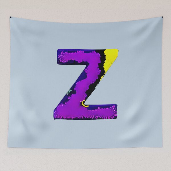 Item preview, letter Z, monogram. typography collage. ABC art. gift designed and sold by Minibubb.