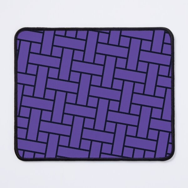 Item preview, Blue & Black Herringbone Brick Wall Weave Borderless Blueprint designed and sold by Alchemy-A-La-G.