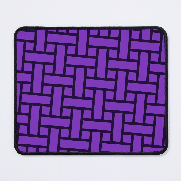 Item preview, Purple & Black Herringbone Brick Wall Weave Borderless Blueprint designed and sold by Alchemy-A-La-G.