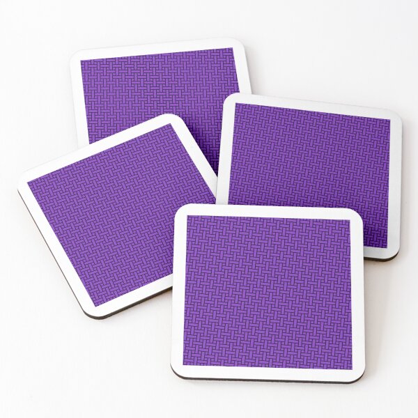 Item preview, Purple & Black Herringbone Brick Wall Weave Borderless Blueprint designed and sold by Alchemy-A-La-G.